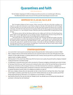 Quarantines and Faith