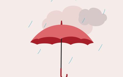 Divine Protection in a Chaotic World: a graphic of an umbrella to represent protection