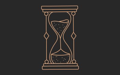 How Long, O Lord? Artwork of an hourglass.