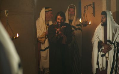 Illustration representing a first century man whose hand was healed on the Sabbath to illustrate the article 