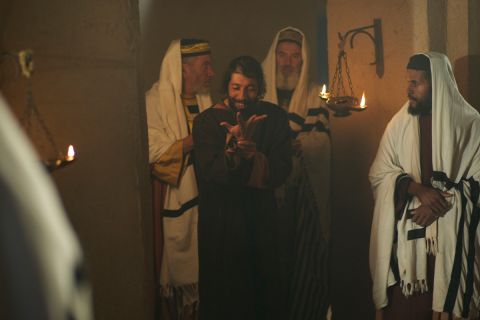 Illustration representing a first century man whose hand was healed on the Sabbath to illustrate the article 