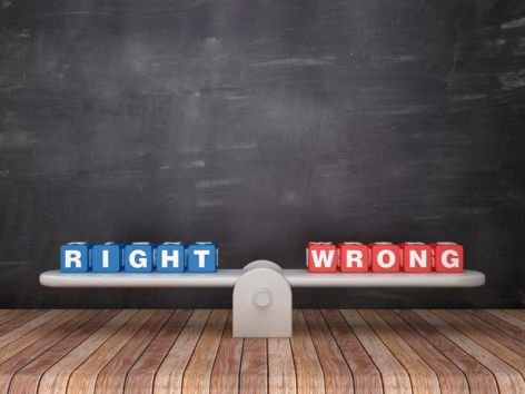 <p>Christians should discern&nbsp;the difference between right and wrong.</p>