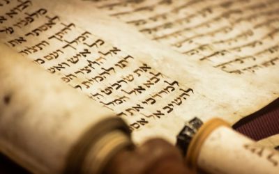 A photo of a Hebrew scroll to represent the Book of the Law found in the days of Josiah. This illustrates the article 