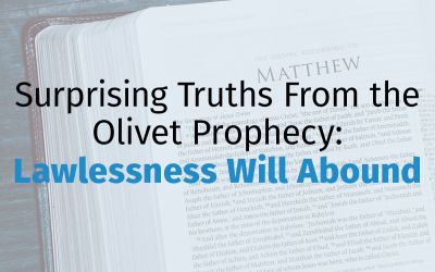 Lawlessness Will Abound