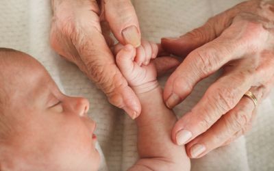 Sarah in the Bible: photo illustrating Sarah having the promised baby in her old age.