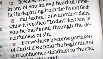 The Meaning of Hebrews 3:13: “Exhort One Another”?