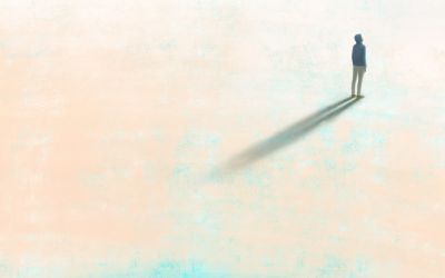 Illustration of a lone figure to represent the article What Does the Bible Say About Loneliness?